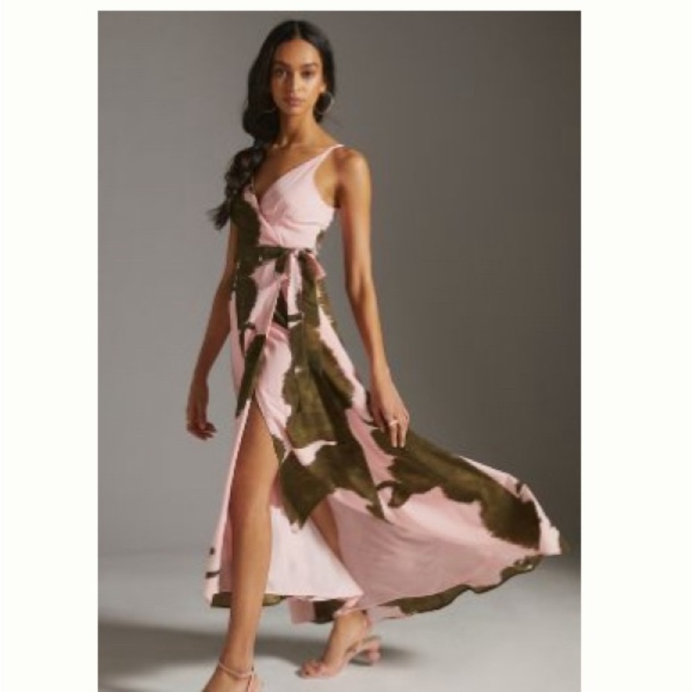 Hutchins Printed Maxi (Wrap) Dress